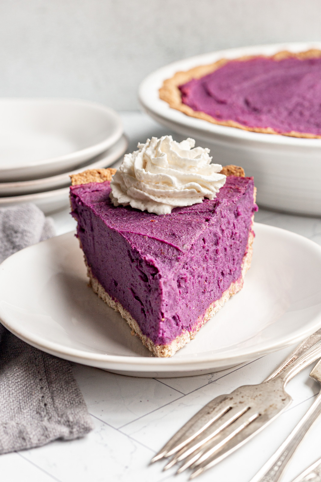 Vegan Purple Sweet Potato Pie